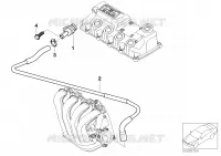 Carter-cylindres-Reniflard/Deshuileur Moteur COOPER S mini-voiture 2003 Cooper S 27872