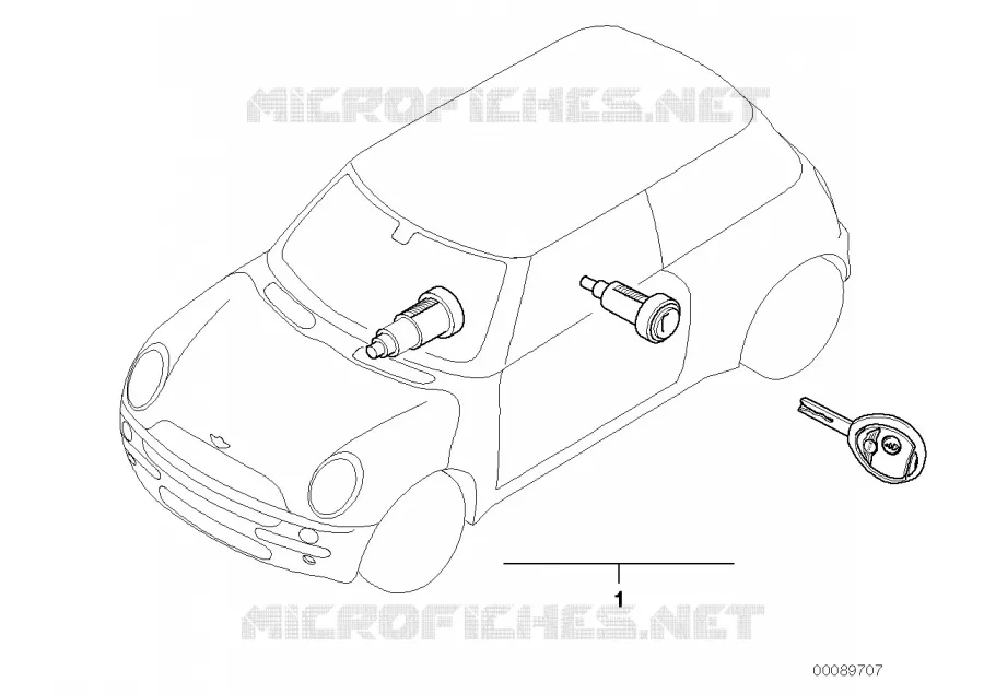 Clefs identiques MINI MINI COOPER 2002 Cooper N Cooper