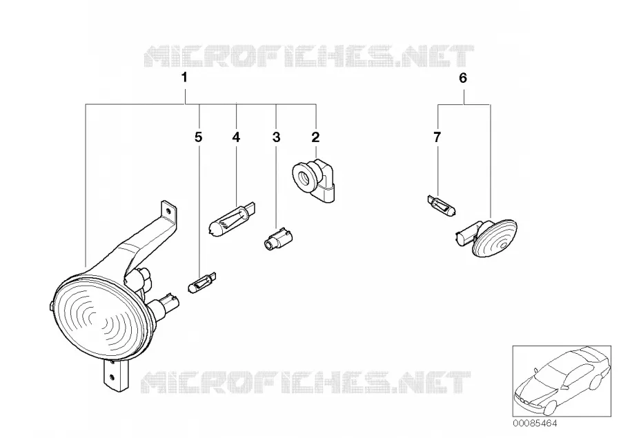 Clignotant avant/latéral MINI MINI COOPER S 2002 Cooper S N Cooper S