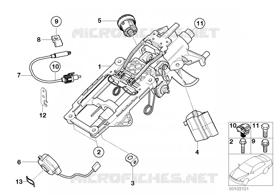 Colonne de direction MINI MINI COOPER S 2002 Cooper S N Cooper S