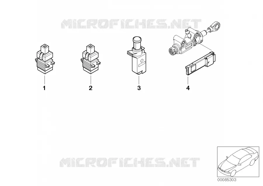 Contacteur feux stop embrayage MINI MINI COOPER S 2002 Cooper S N Cooper S