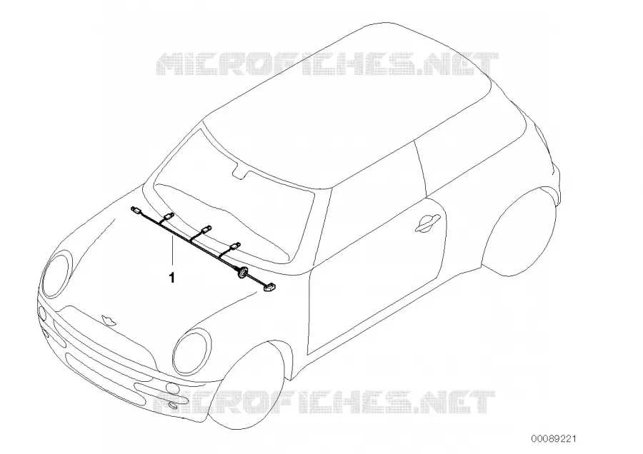 Faisceau de câbles de tableau de bord MINI MINI JOHN COOPER WORKS 2006 Coop.S JCW GP N Coop.S JCW GP