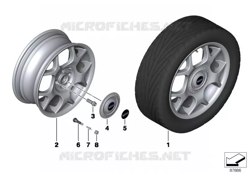 Jante mini X-lite (Styl. 84) MINI MINI ONE 2000 One 1.6i N One 1.6i