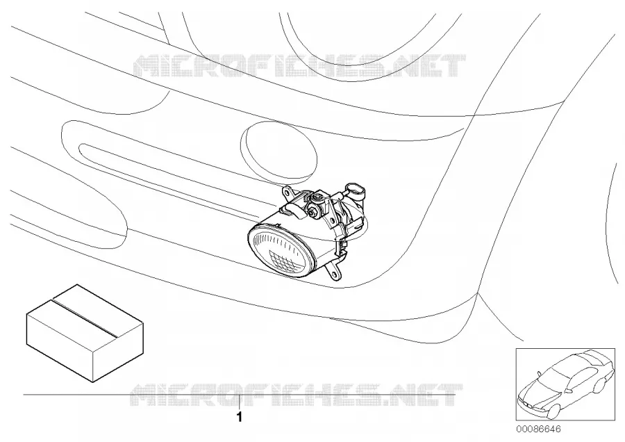 Kit antibrouillard MINI MINI COOPER 2002 Cooper N Cooper