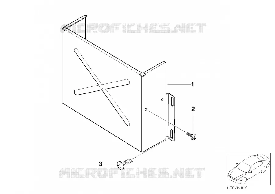 Pièces de fixation pour changeur CD MINI MINI ONE 2002 One 1.4i N One 1.4i