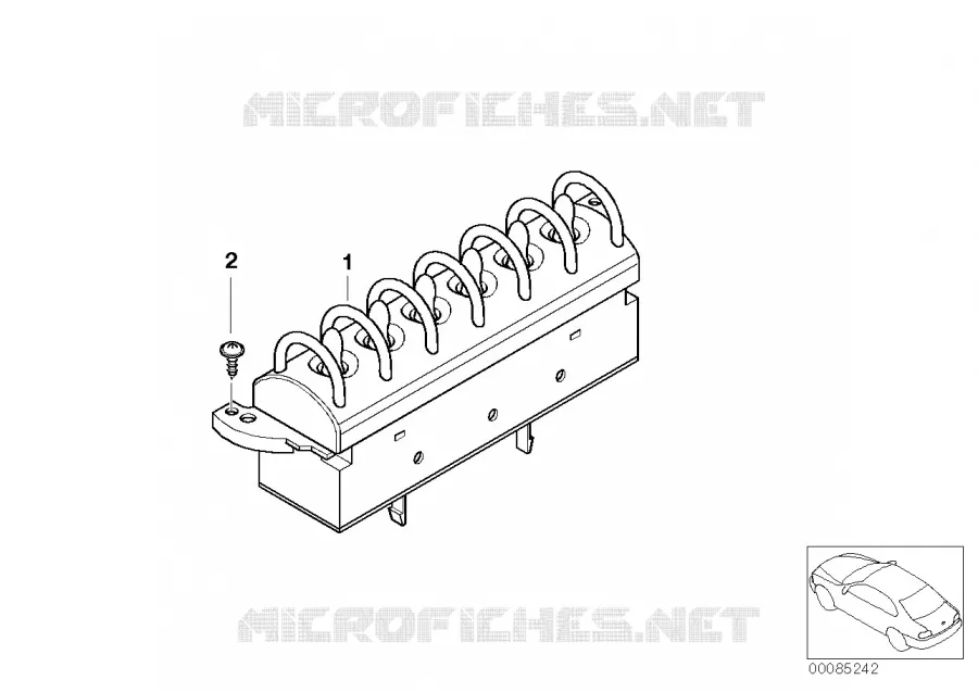 Unité interrupteurs console centrale MINI MINI COOPER 2000 Cooper N Cooper