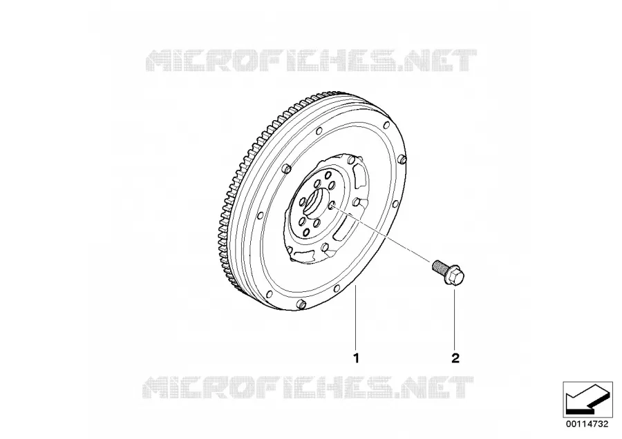 Volant moteur bi-masse MINI MINI ONE D 2002 One D N One D