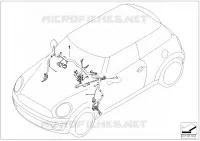 Faisceau de câbles de tableau de bord Electricité du véhicule COOPER mini-voiture 2014 Cooper 39734