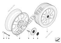 Jante mini rotator spoke (Styl. 101) pour MINI Cooper de 2003