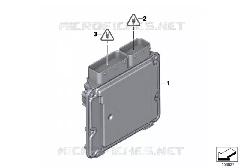 Boîtier de base DDE MINI MINI COOPER D 2012 Cooper D 1.6 N Cooper D 1.6