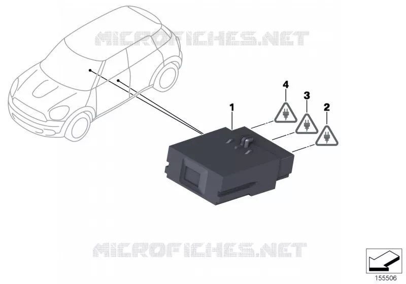 Boîtier électronique module de siège MINI MINI COOPER D 2012 Cooper D ALL4 2.0 N Cooper D ALL4 2.0