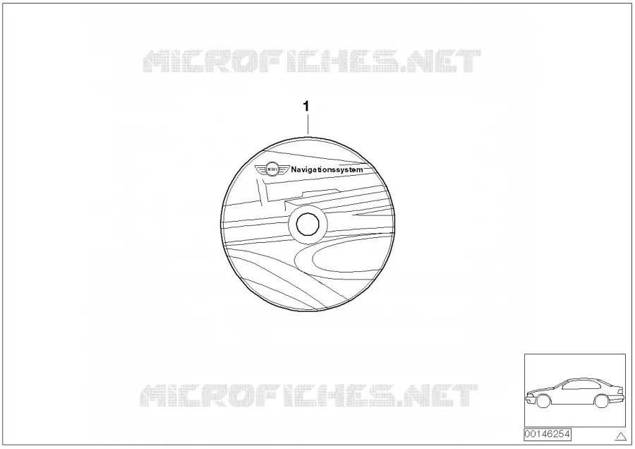 CD cartes routières pour GPS MINI MINI COOPER 2003 Cooper N Cooper