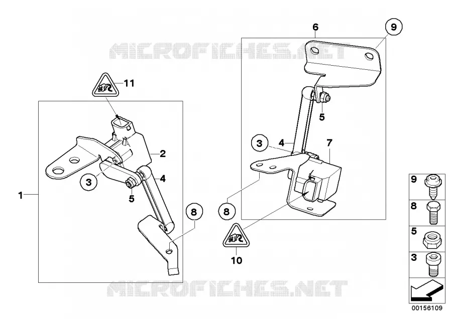 Capteur de reglage rayon declairage MINI MINI ONE 2002 One 1.4i N One 1.4i