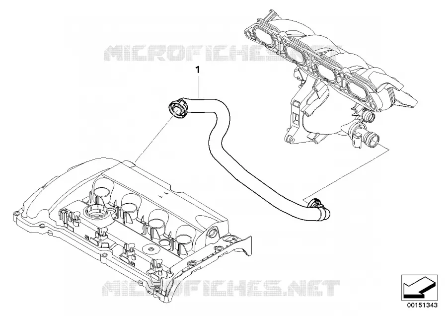Carter-cylindres-Reniflard MINI MINI ONE 2005 One N One