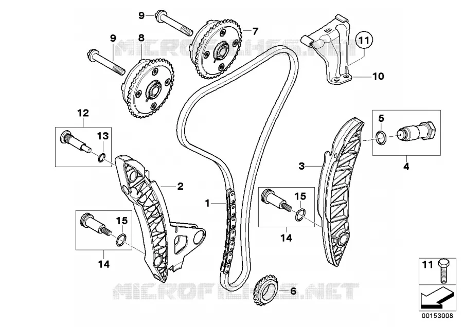 Comde soupapes-chaine de distribution MINI MINI COOPER 2006 Cooper N Cooper