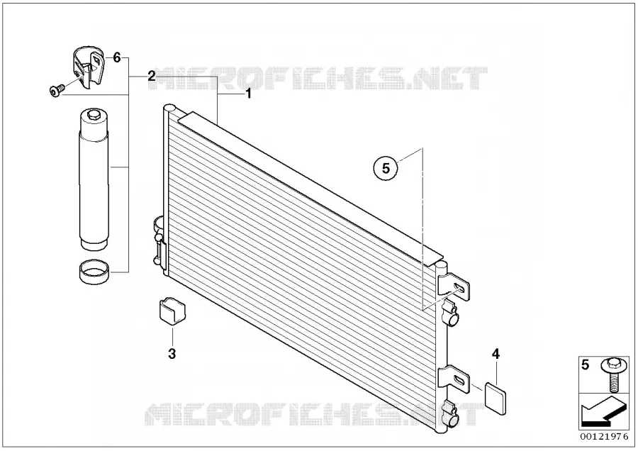Condenseur de climatisation MINI MINI ONE 2002 One 1.4i N One 1.4i