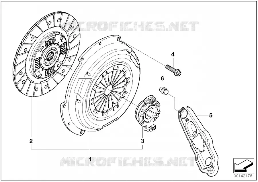 Embray.-plateau de pres./disque dentr. MINI MINI ONE 2002 One 1.4i N One 1.4i