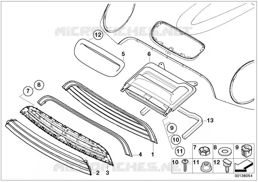 Enjoliveurs ext. / Grille de décor MINI MINI COOPER S 2003 Cooper S N Cooper S