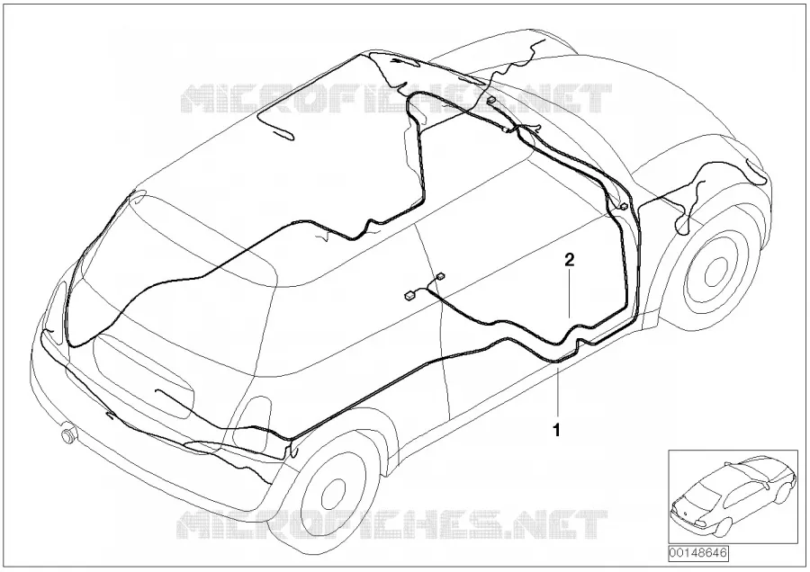 Faisceau de câbles principal MINI MINI COOPER S 2000 Cooper S N Cooper S