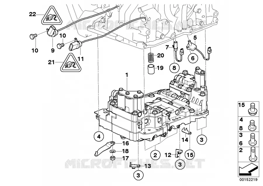 GA6F21WA boîtier de commande et pièces MINI MINI COOPER S 2003 Cooper S N Cooper S