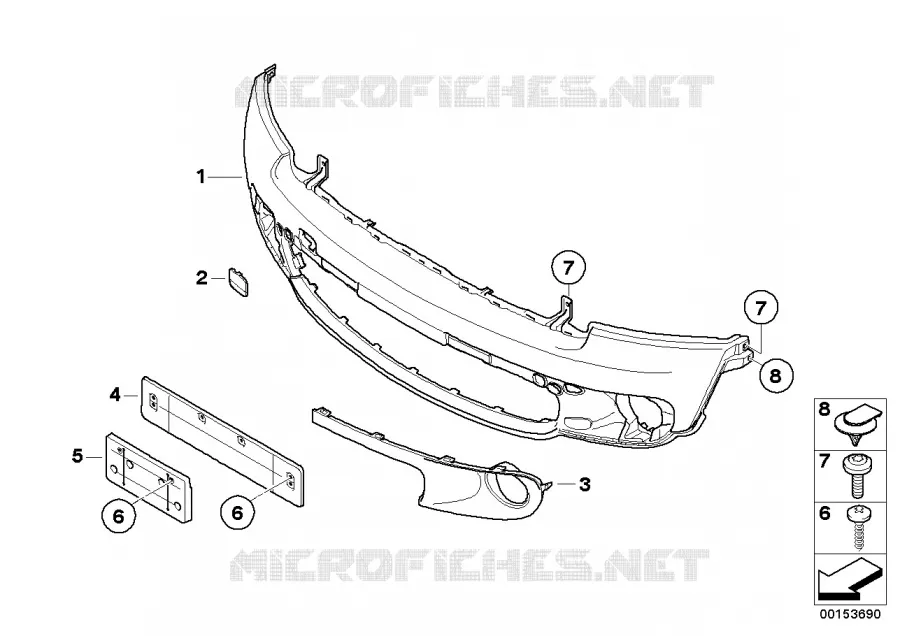 Garniture avant MINI MINI COOPER SD 2010 Cooper SD N Cooper SD