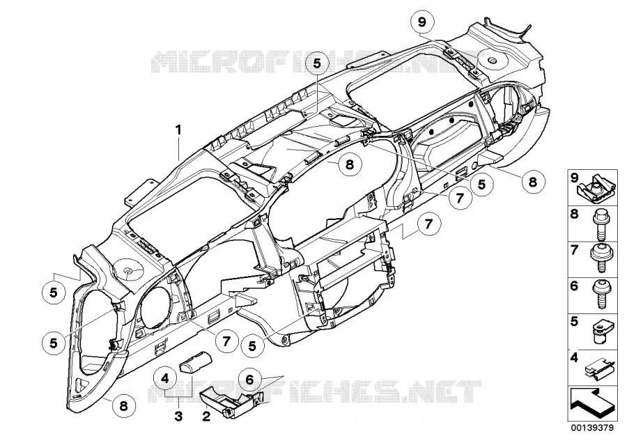 Habillage tableau de bord MINI MINI ONE 2003 One N One