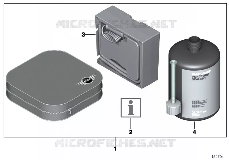 Kit mobilité pour pneumatiques MINI MINI COOPER SD 2011 Cooper SD N Cooper SD