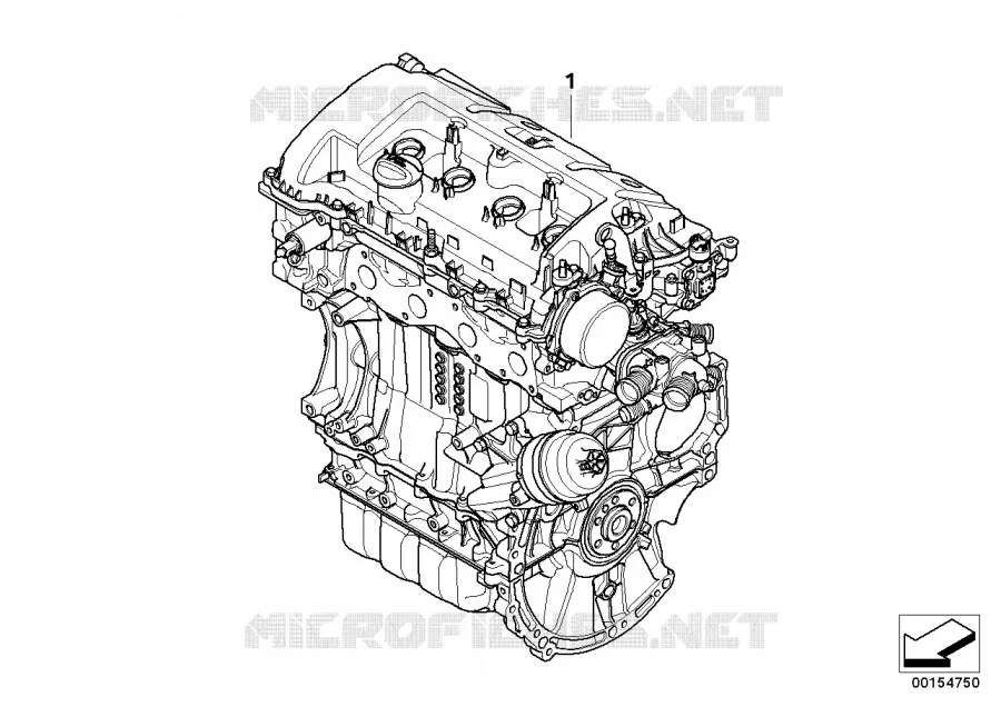 Moteur MINI MINI ONE 2008 One N One