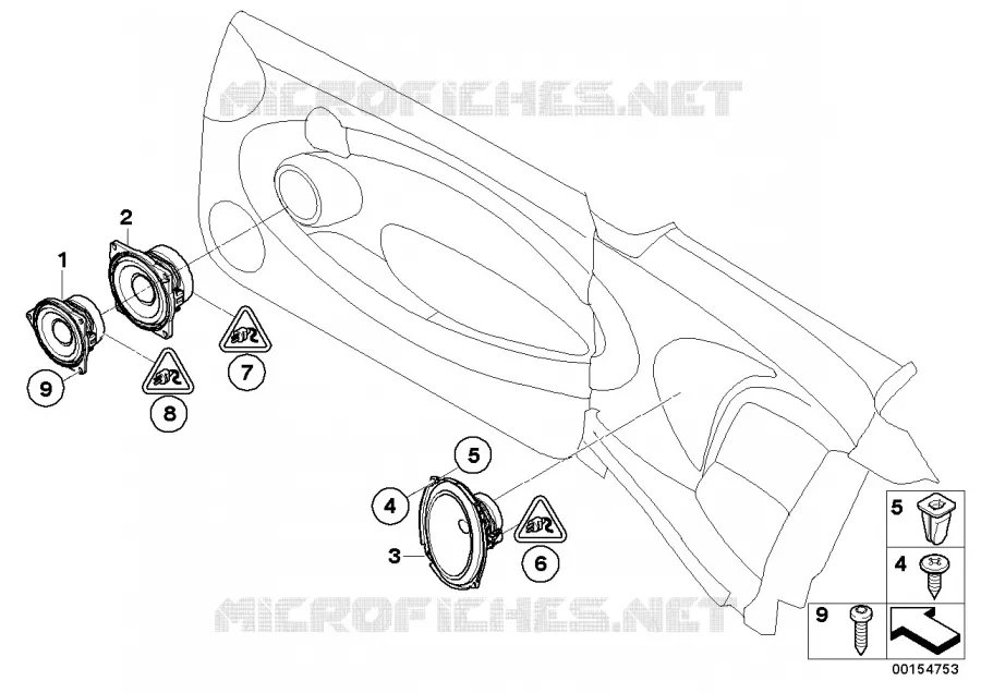 Pièces haut-parleur stereo MINI MINI COOPER SD 2010 Cooper SD N Cooper SD