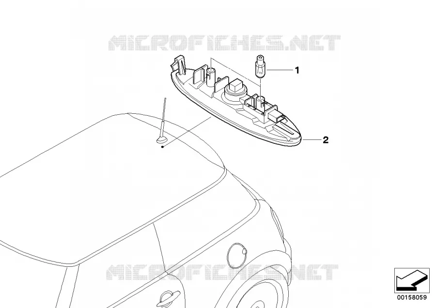 Plafonniers toit MINI MINI COOPER D 2006 Cooper d N Cooper d