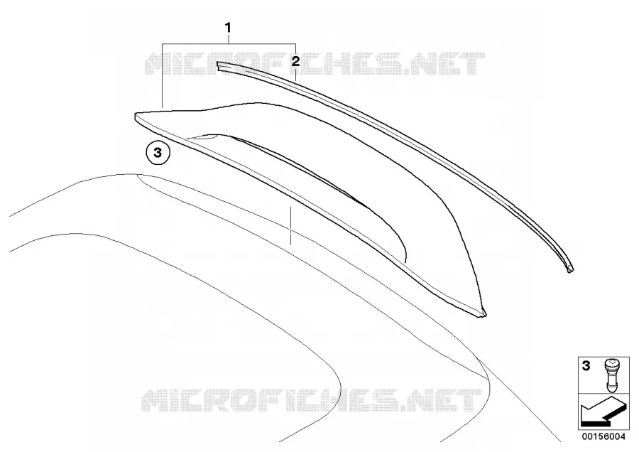Spoiler arrière MINI MINI COOPER D 2011 Cooper D 2.0 N Cooper D 2.0