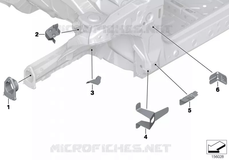 Support pour chassis avant MINI MINI COOPER D 2007 Cooper d N Cooper d