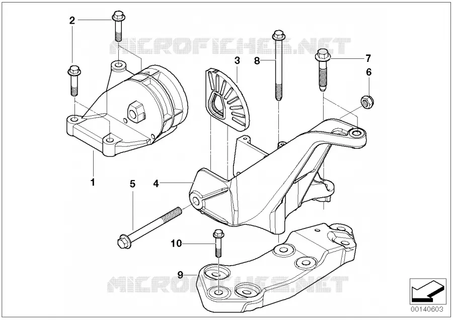 Suspension boîte de vitesses MINI MINI COOPER S 2000 Cooper S N Cooper S