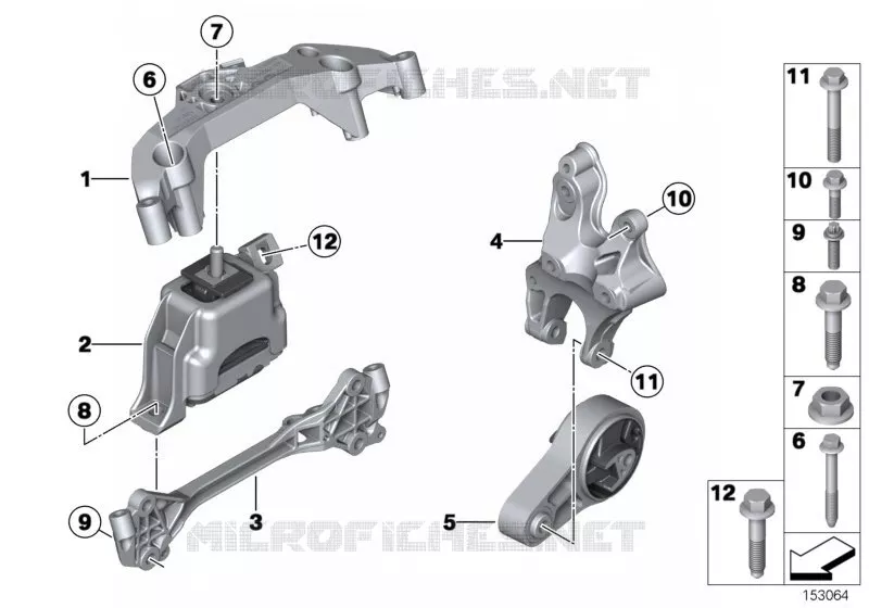 Suspension moteur MINI MINI COOPER S 2011 Cooper S N Cooper S