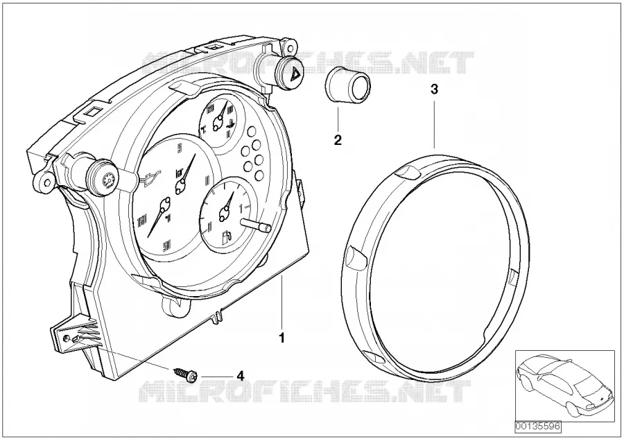 Tableau de bord Chrono Paket MINI MINI ONE 2002 One 1.4i N One 1.4i