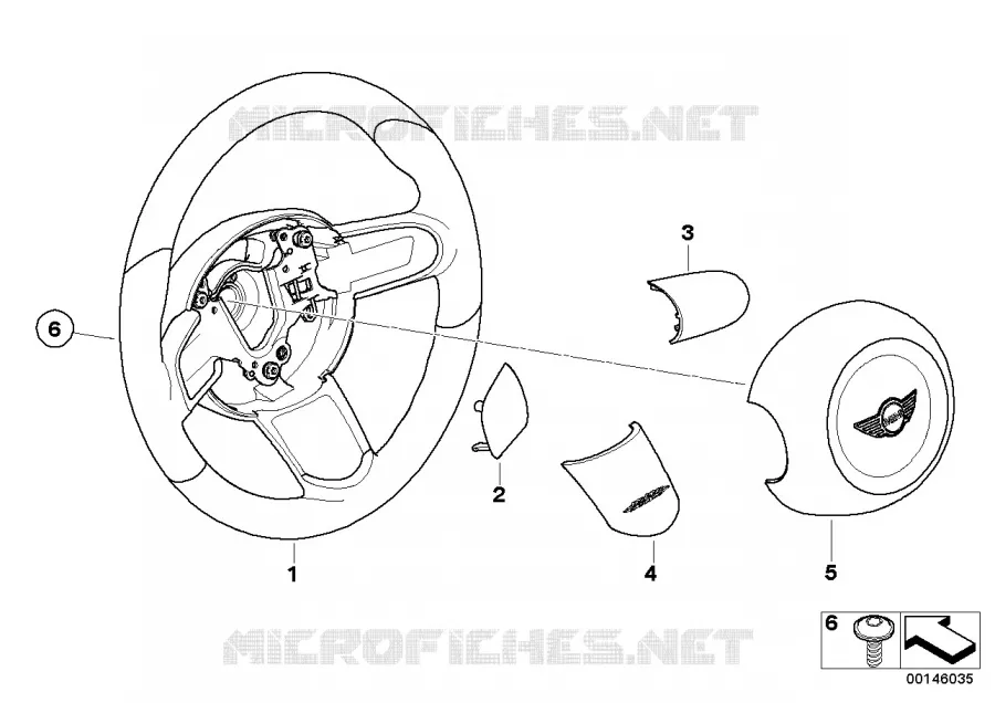 Volant sport John Cooper Works MINI MINI COOPER S 2003 Cooper S N Cooper S