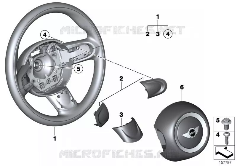 Volant sport avec airbag MINI MINI COOPER D 2012 Cooper D 2.0 N Cooper D 2.0