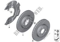 Frein de roue av disque de frein pour Mini Coop.S JCW de 2010