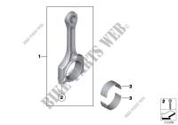 Mécanisme dembiellage   Bielle pour MINI Cooper ALL4 de 2013
