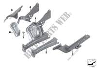 Passage de roue   Support moteur pour MINI Cooper D ALL4 2.0 de 2012