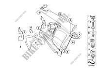 Revêtement latéral arrière pour MINI Cooper D 1.6 de 2009