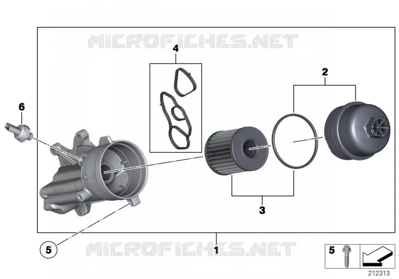 Alimentation dhuile-Filtre à huile MINI MINI COOPER 2013 Cooper ALL4 N Cooper ALL4