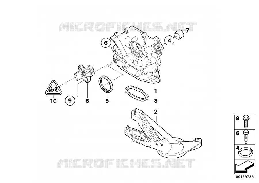 Alimentation dhuile/Pompe à huile MINI MINI COOPER D 2005 Cooper D N Cooper D