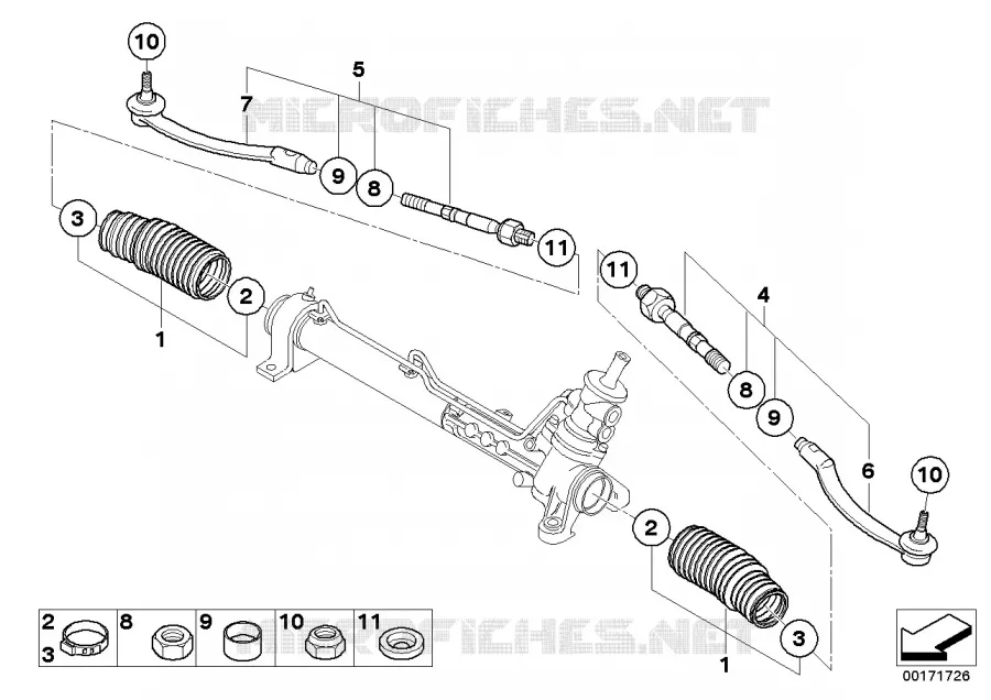 Biellettes de direction /barres daccoup MINI MINI ONE 2003 One N One