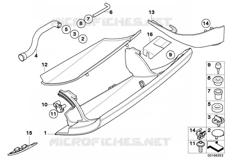 Boite a gants MINI MINI COOPER D 2007 Cooper d N Cooper d