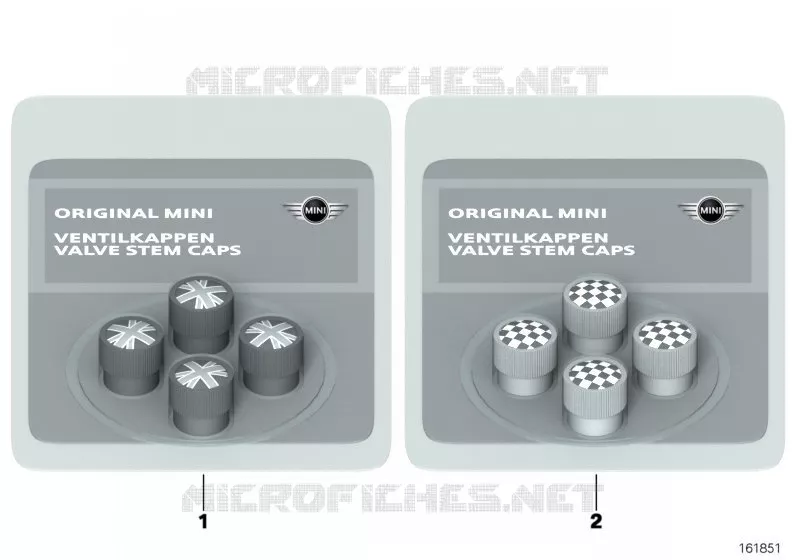 Bouchons de soupape MINI MINI ONE 2002 One 1.4i N One 1.4i