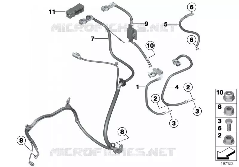 Câble de batterie MINI MINI JOHN COOPER WORKS 2007 Coop.S JCW N Coop.S JCW