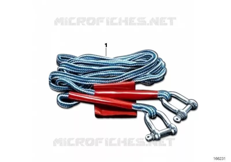 Câble de remorquage MINI MINI COOPER D 2012 Cooper D ALL4 2.0 N Cooper D ALL4 2.0
