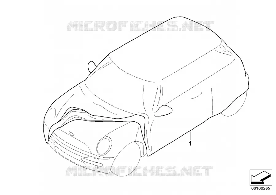 Capôt de protection MINI MINI COOPER S 2010 Cooper S N Cooper S