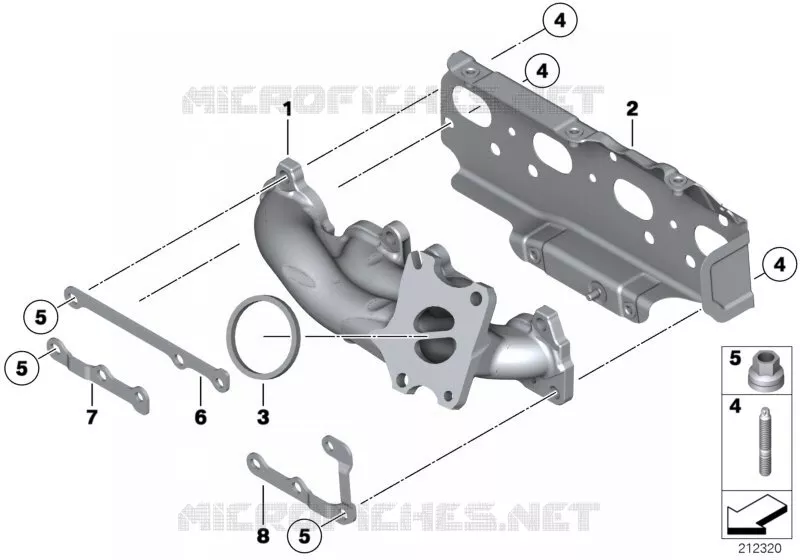 Collecteur déchappement MINI MINI COOPER S 2011 Cooper S N Cooper S